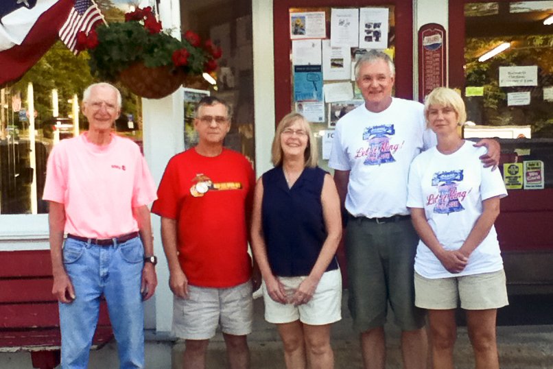 Three generations of Marine General Store owners